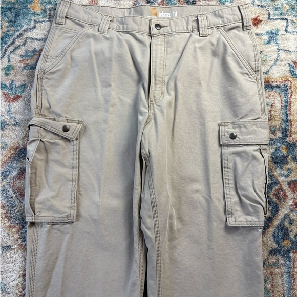 Carhartt Men's Khaki Cargo Pants - Picture 5 of 6